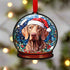Weimaraner Snow Globe Decoration